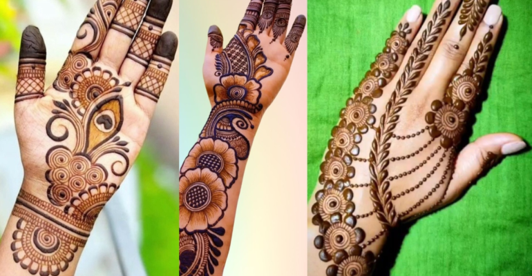 Back Side Mehndi Design