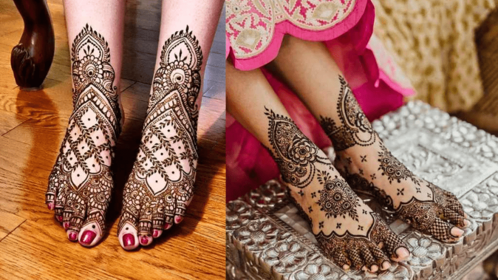 Bridal Foot Mehndi : शादी के लिए पारंपरिक आधुनिक और फूड थीम पर आधारित खूबसूरत मेंहदी डिज़ाइन आइडियाज!