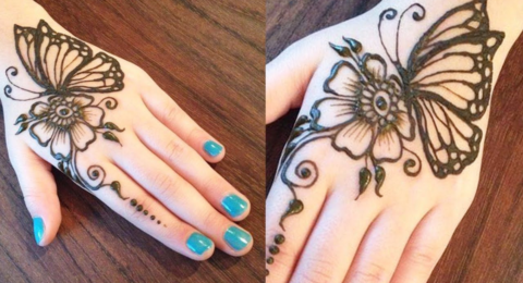Mehndi Design for Kids