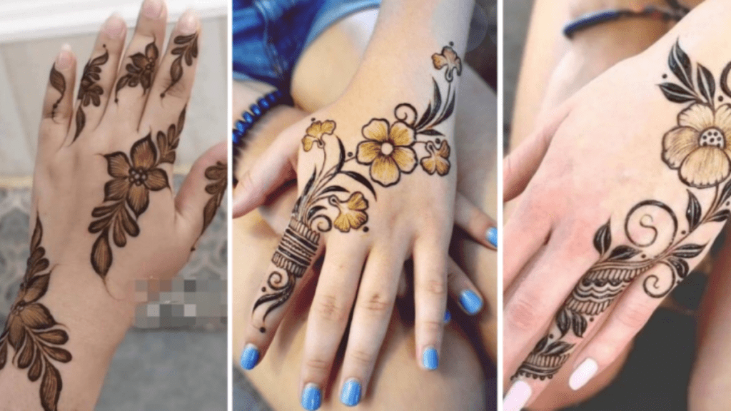 Mehndi Flower Design