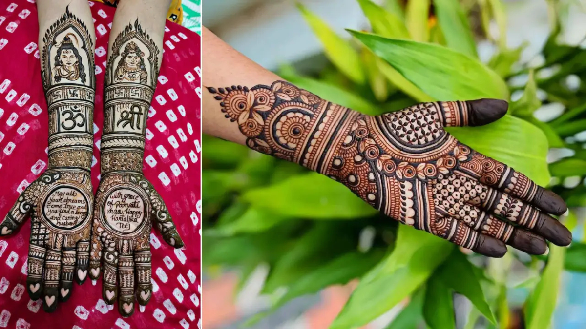सावन में हाथों पर लगाएं ये ट्रेंडी मेहंदी डिजाइन यहां देखें लेटेस्ट और खूबसूरत डिजाइन्स की Photos