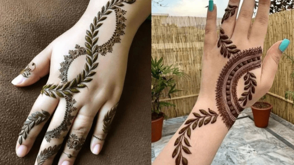 Simple And Beautiful Mehndi