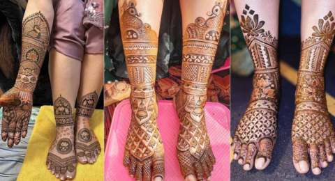 Leg Mehndi Design Casual