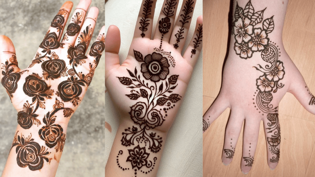 Simple Mehndis Designs for Kids