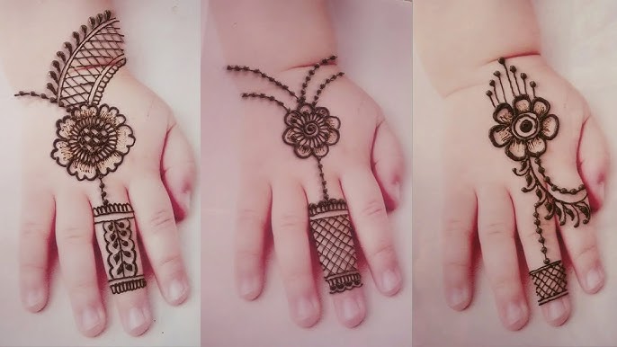 Cute Baby Mehndi Design