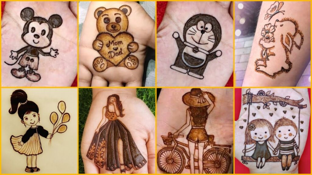 Cute Baby Mehndi Design