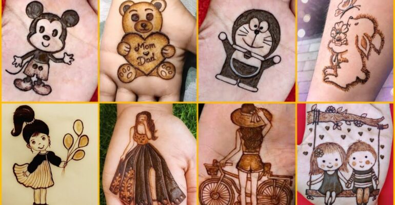 Cute Baby Mehndi Design