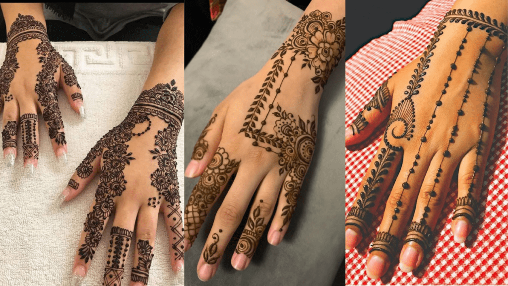 Simple Back Hand Mehndi