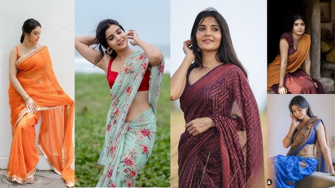 Beautiful Saree Pose