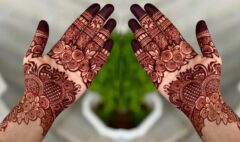 Modern Bel Mehndi Design