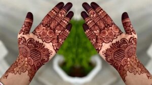 Modern Bel Mehndi Design