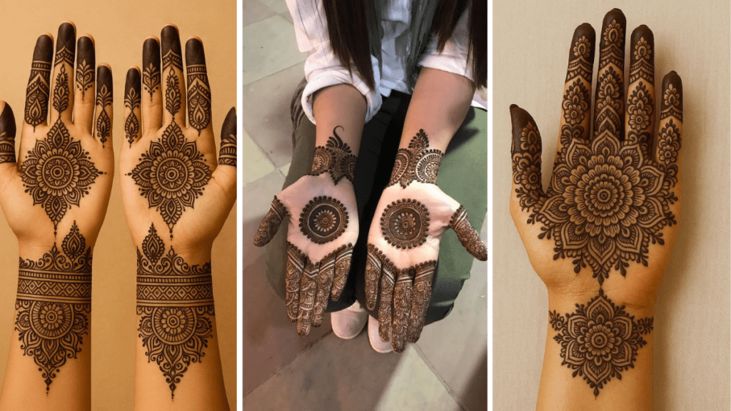 Aesthetic Mehndi Design Simple