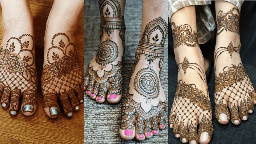 Foot Mehndi Designs Simple