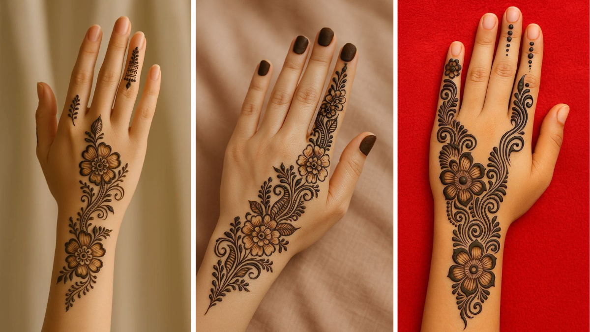 Bridal Mehndi Design Simple