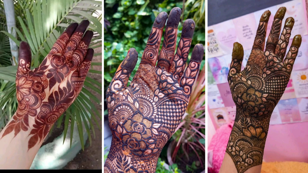Easy Full Palm Mehndi Designs