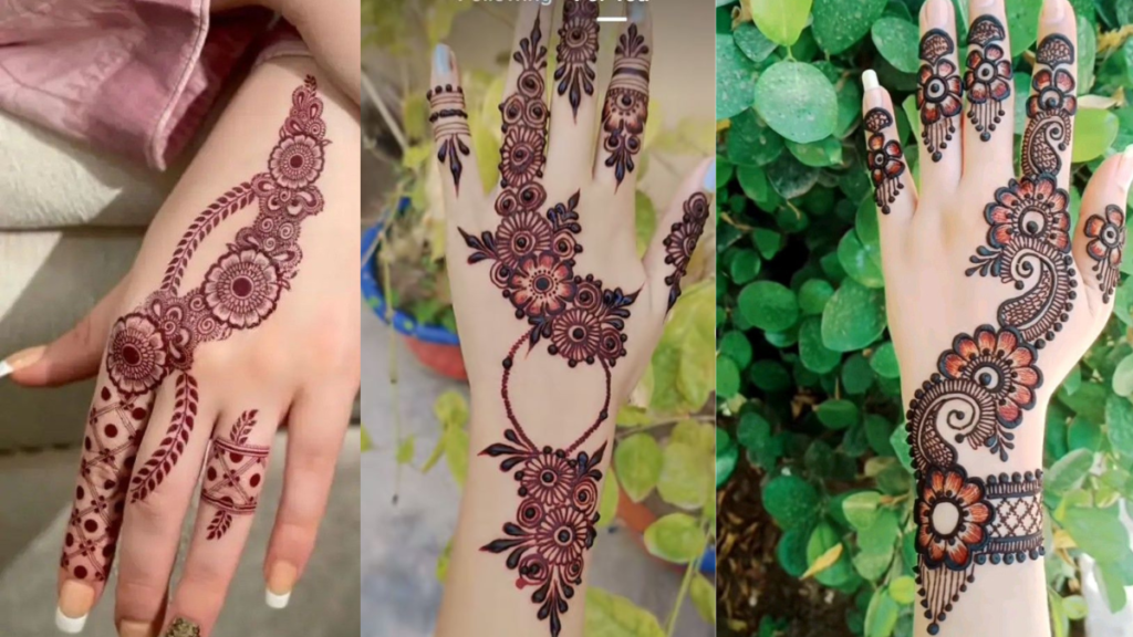 Stylish Bail Mehndi Design