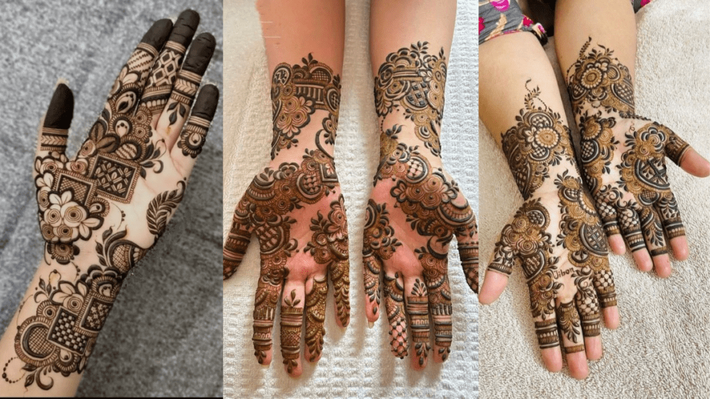 Mehndi Hand Design