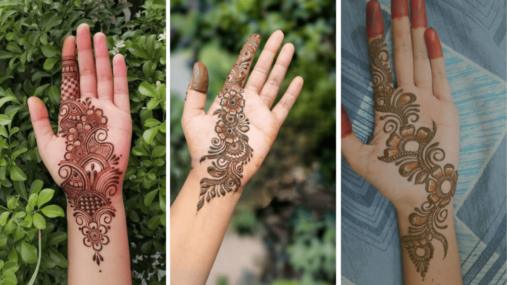 Mehndi Design Front Side