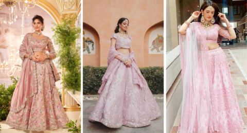 Pink Bridal Lehenga