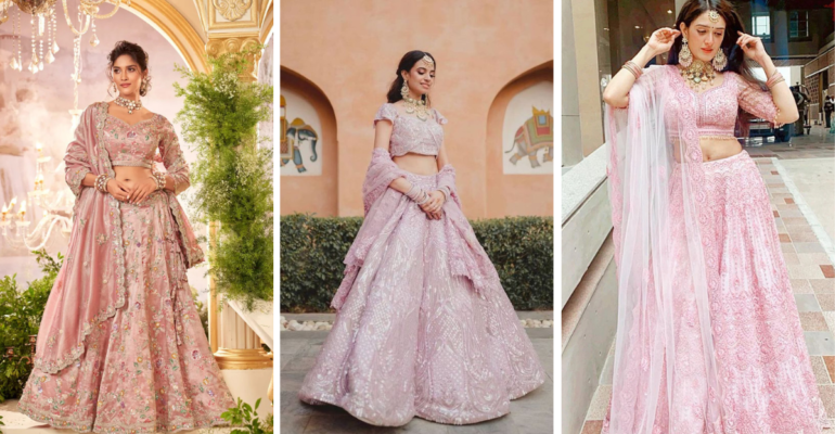 Pink Bridal Lehenga