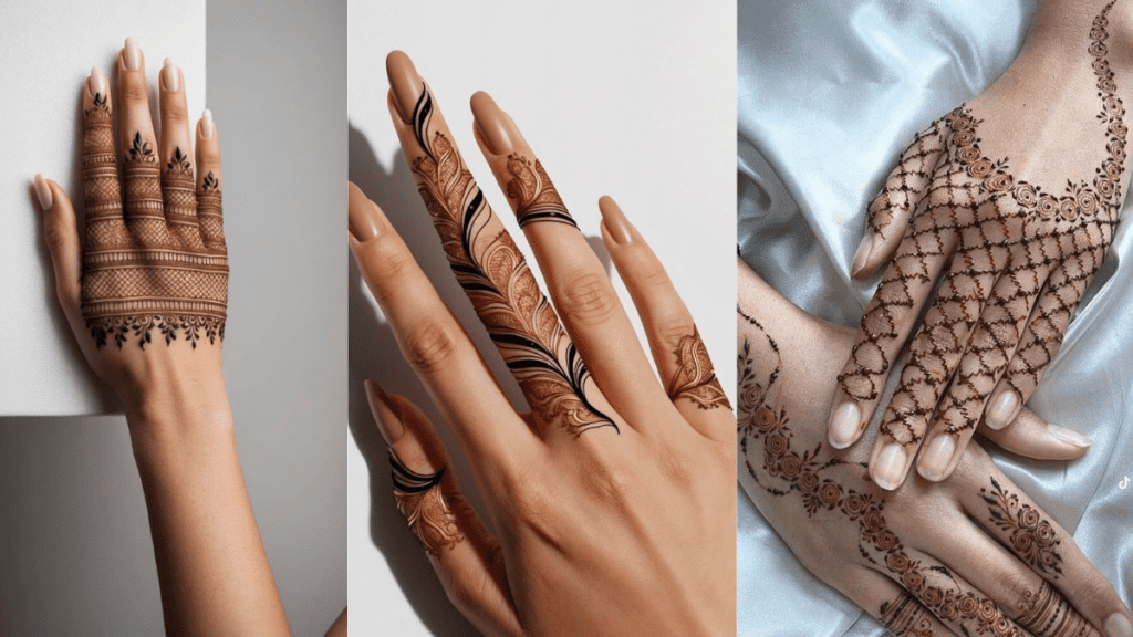 Mehndi Finger Designs