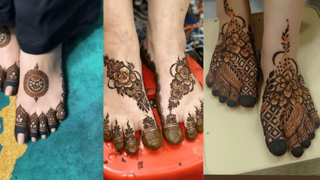 Mehndi Designs Foot Simple