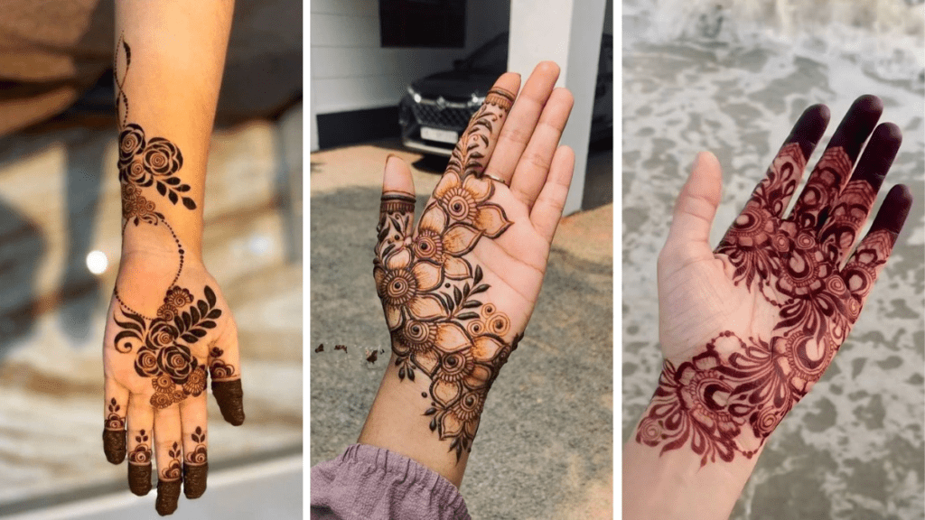 Front Hand Mehndi Designs