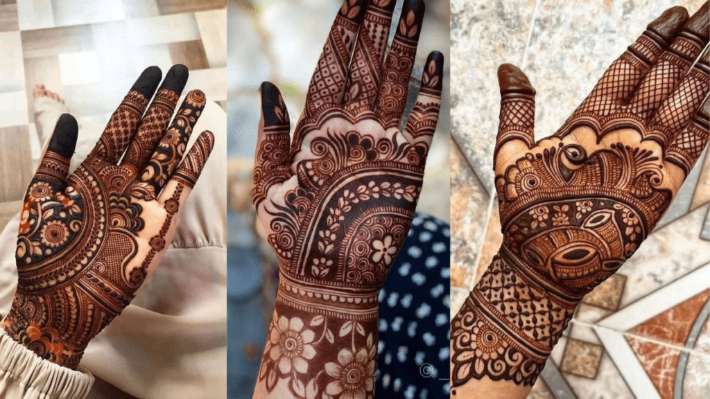 Simple Mehndi Designs for Fingers