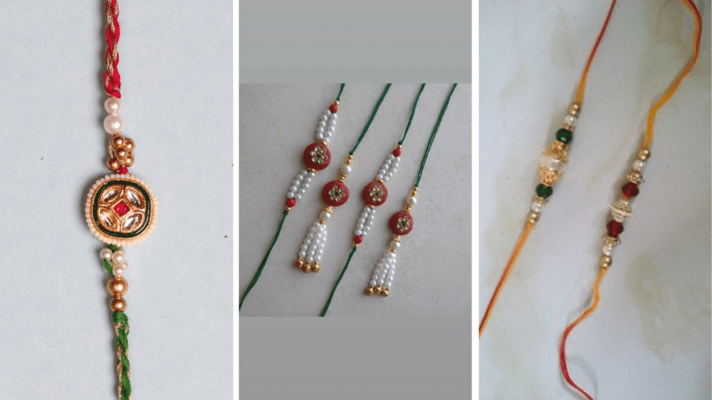 Beads Rakhi Design
