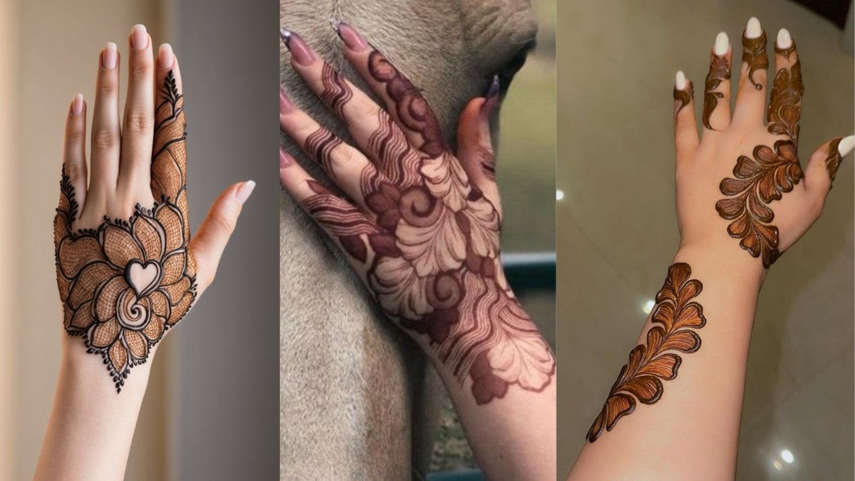 Modern Back Hand Mehndi Besign