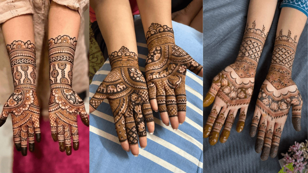 Front Full Hand Mehndi Design