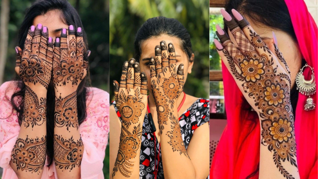 Stylish Back Hand Mehndis Design