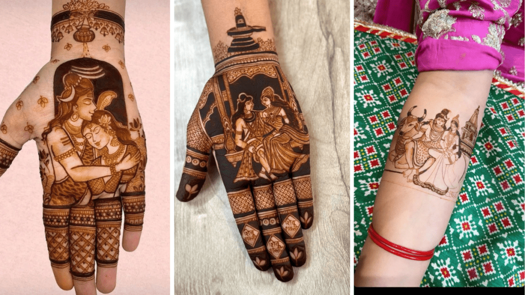 Sawan Mehndi Design Ideas