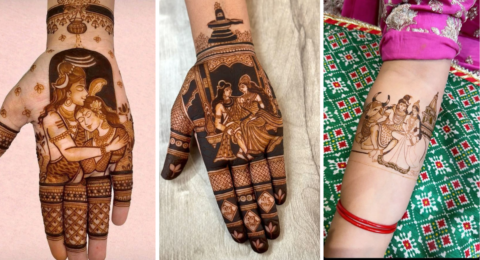 Sawan Mehndi Design Ideas