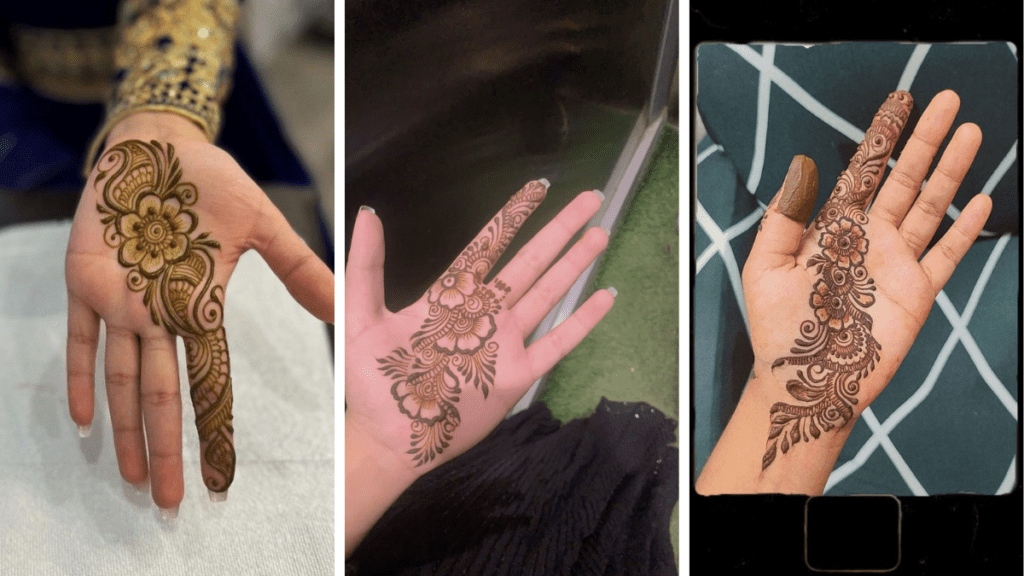 Small Aesthetic Henna Designs