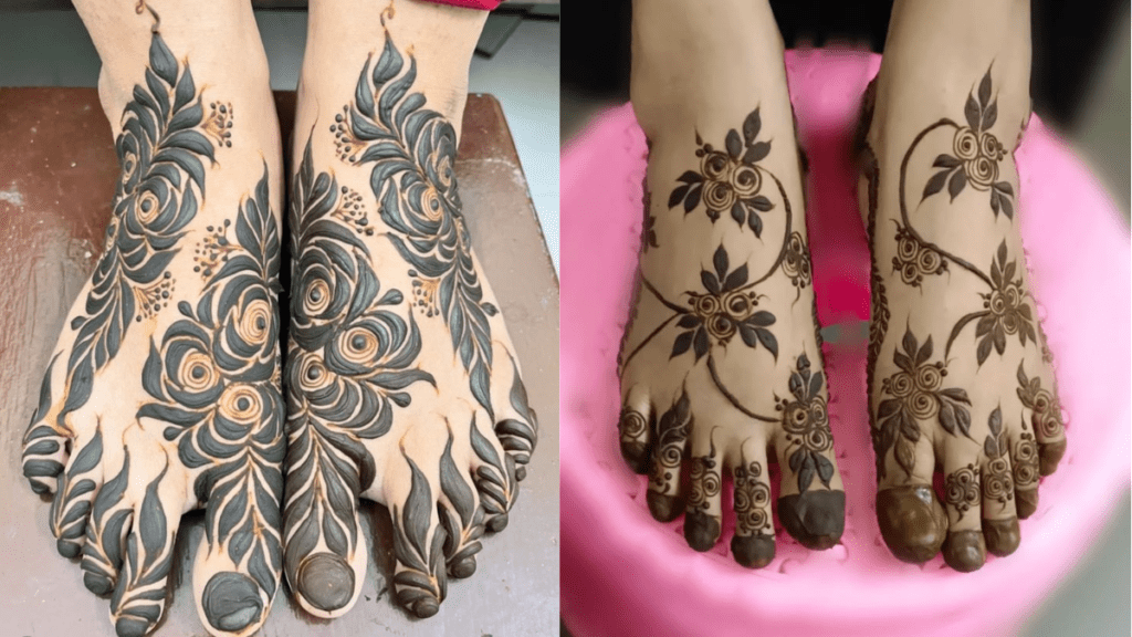 Mehndi Design Legs