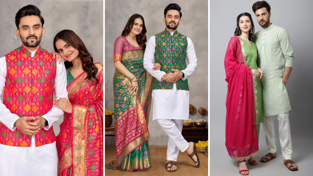 Matching Dress for Couple Indian