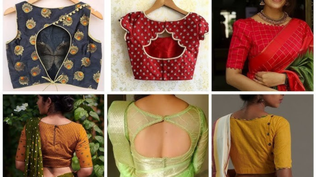 Blouse Back Designs Photo