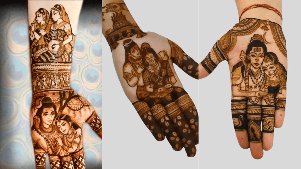 Sawan Festival Mehndi Design