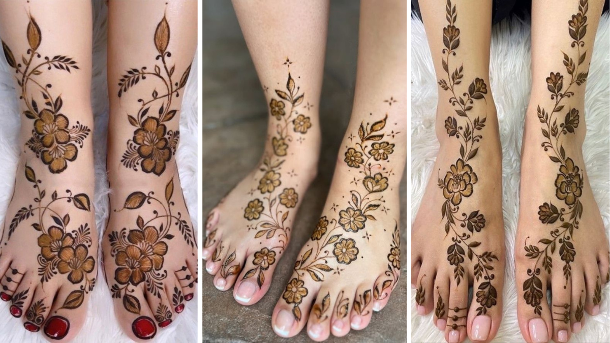 Pair Mehndi Designs
