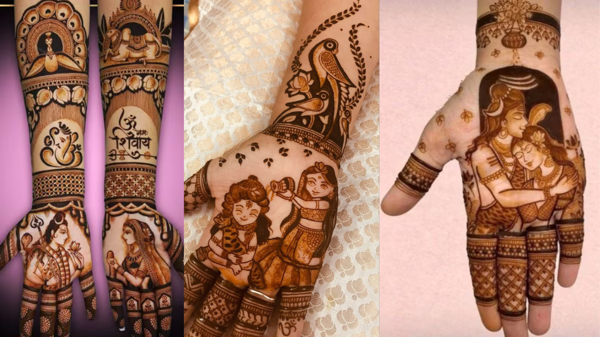 Latest Sawan Mehndi Patterns