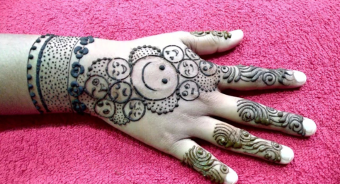 Cute Baby Mehndi Designs