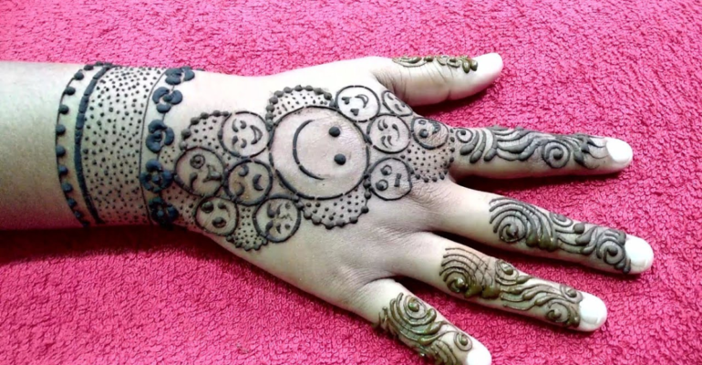 Cute Baby Mehndi Designs