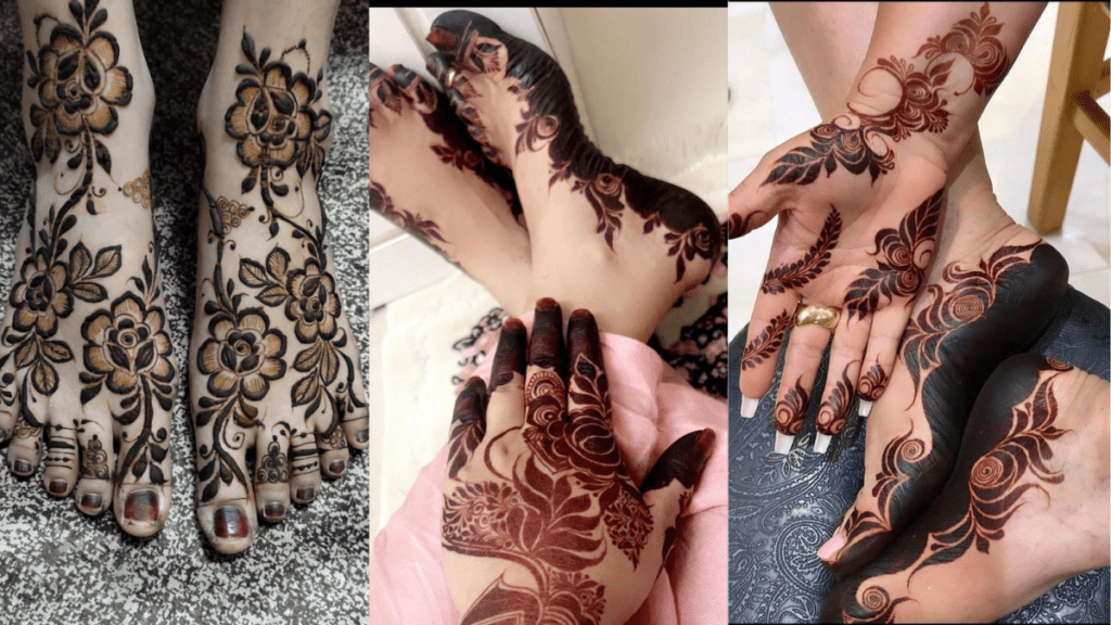 Pair ki Mehndi Design Simple