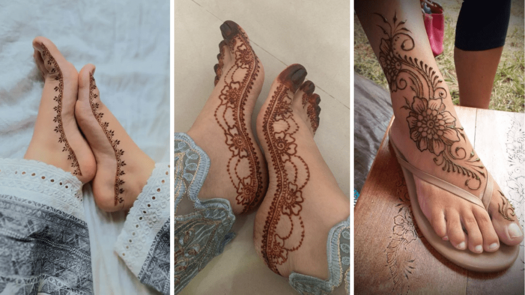 Feet Mehndi Design