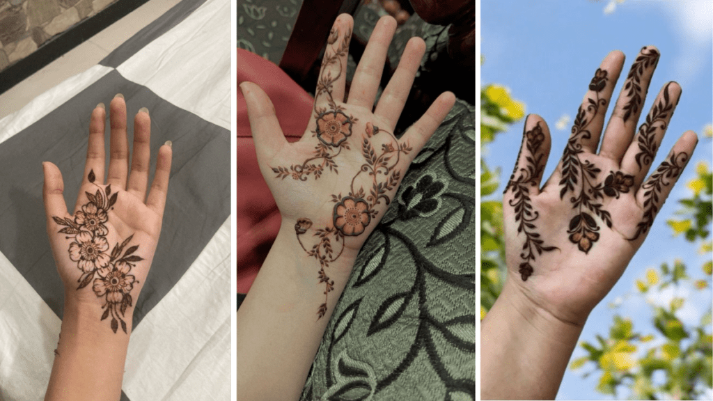 Cute Small Mehndi Designs