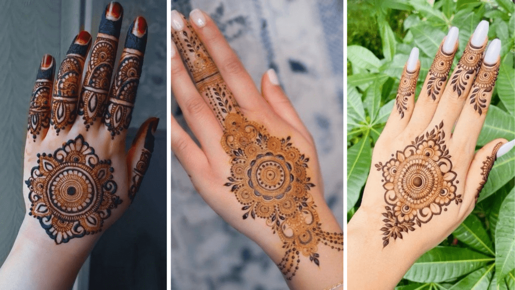 Round Mehndi Designs
