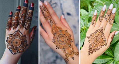Round Mehndi Designs