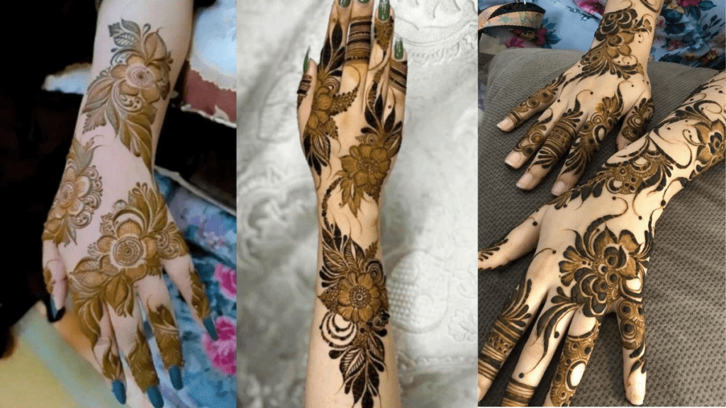 Back Finger Mehndi Desig
