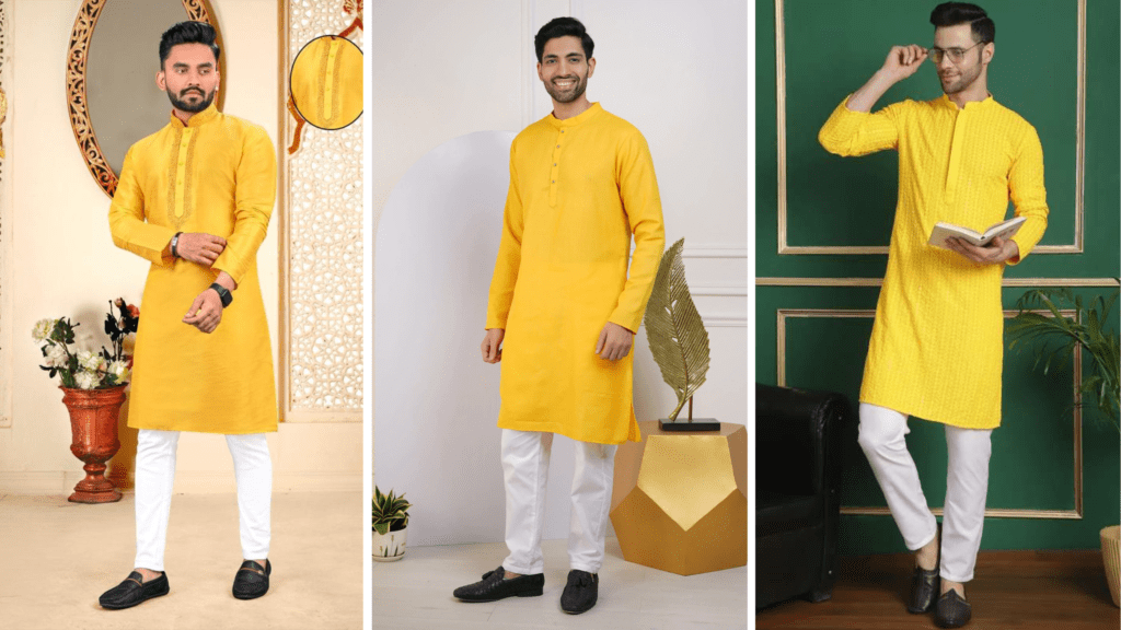 Groom Haldi Dress